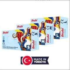 Pudrasız Mavi NİTRİL Eldiven
